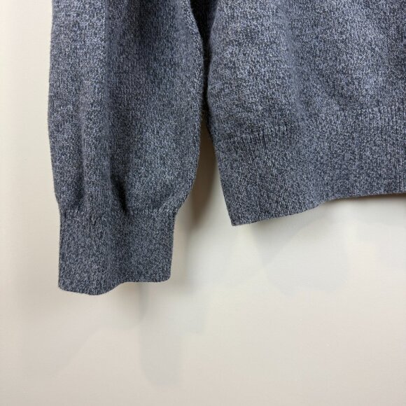 Mens XL GH Bass and Co V-Neck Sweater, Gray/Blue - Picture 5 of 5